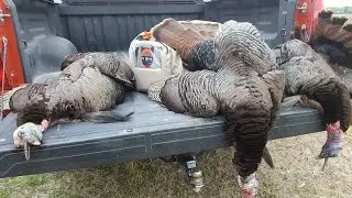 Action Packed Turkey Hunt in Indiana!! | Tripled!