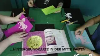 #TESTED4U Wir basteln eine Einhornkarte in 3D