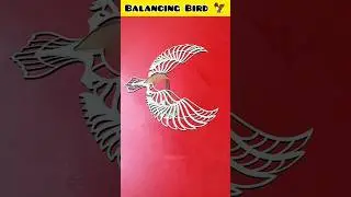 Decorative Wooden Balancing Bird by MeeCraft #shorts #youtubeshorts #balancingbird #meecraft