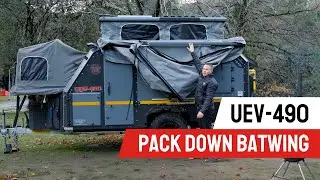 CONQUEROR UEV-490 и UEV-440 | Простая сборка тента Batwing