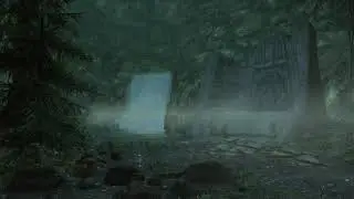 Skyrim - Ustengrav Ambiance (cave sounds, waterfall, ambient music)