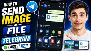 Как отправить изображение в виде файла в Telegram (самый простой способ) (руководство 2026 года)
