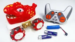 Unboxing RC Remote control jeep, cute pet remote control car, duck bicycle, duck head ball