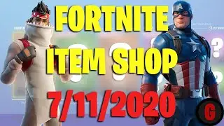 Fortnite - NEW ITEM SHOP! CAPTAIN AMERICA! NEW SKINS? (JULY 11TH, 2020) (Gary The Creator)