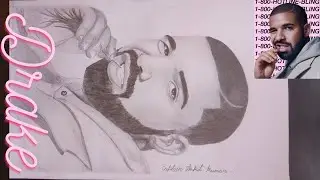Drawing Drake 😍😘😘| Time lapse |#shotsbyAnkit
