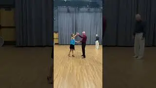 Swing Beginner Lesson: Basic step/Underarm Turn. At Bloomington, MN (Ballroom & Latin Dance Club).