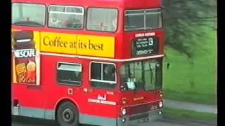 London Buses Metrobuses routes 217 & 231 in 1990