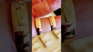 2gm Name Ring #gold #neha #goldjewellery #goldring #jewellery