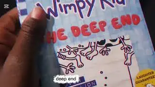 Mini rubik's cube and a deep end book
