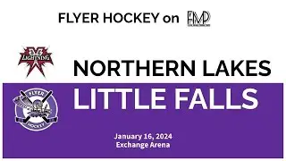 2024-01-16 JV Boys Hockey Flyers vs Northern Lakes