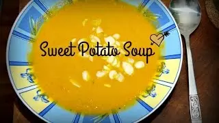 Sweet Potato Soup with Ginger and Coconut Milk (vegan)
