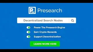 PRESEARCH CRYPTO NODE - SO KANNST DU EIN NODE F&Uuml;R DIE DEZENTRALE SUCHMASCHINE PRESEARCH BETREIBEN