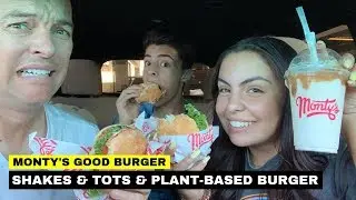 The Shocking Monty's Good Burger Food and Shake Review!