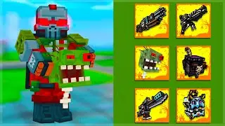 Используйте только оружие, вдохновлённое Хэллоуином! Pixel Gun 3D