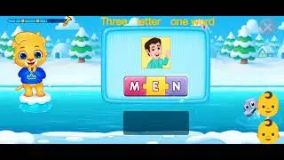 Three letter one word 🤗 Magic learning kids 