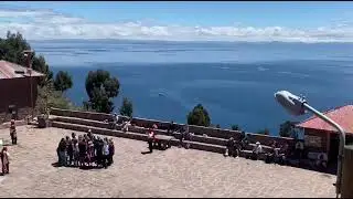 Bit of Fun at 4000 meters on Taquile Island on Lake Titicaca