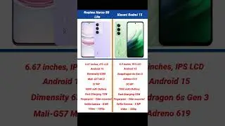 Realme Narzo 80 Lite vs Xiaomi Redmi 15 Comparison #shorts #short #realmenarzo80lite