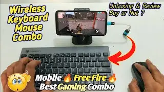 Wireless Keyboard & Mouse 👉 Portronics Key2-A Combo | Unboxing/Review 👉 PC/Mobile Gaming Setup 😲