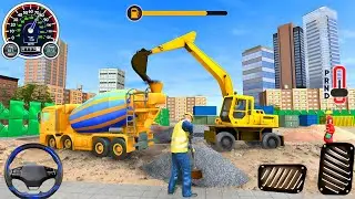 🔥New Large City Road Construction Simulator Gameplay 🚧 - Android Gameplay 