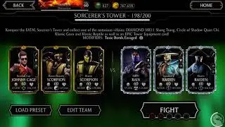 MORTAL KOMBAT FATAL SORCERER&rsquo;S TOWER BATTLE 198 COMPLETED 3RD TIME