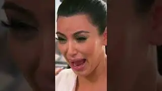 Kim's crying face is no laughing matter. 🤭 #shorts