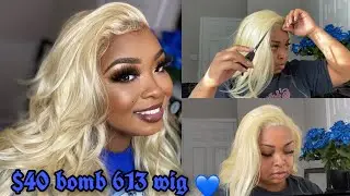 $40 BLONDE BOMBSHELL FULL LACE WIG | Install tutorial| Affordable hair| beginner friendly