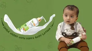 Kinu Baby Body Lotion | Olive Oil & Shea Butter for 24-Hour Baby Skin Care