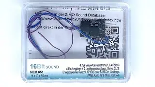 Zimo MS500 sound decoder in N Scale steam engine (Arnold BR02)