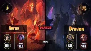 Zenit VARUS (ADC) [Lethal Tempo] VS DRAVEN - Challenger KR Patch 10.8