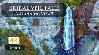 Bridal Veil Falls: Ultra 4K Drone Footage