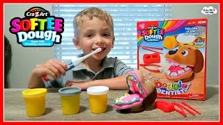 DOGGIE DENTIST Softie Dough Modeling Set Toy Review