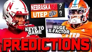 Nebraska vs UTEP Predictions! | Raiola's CRUCIAL Debut & BIG X-FACTORS | Husker Football 2024