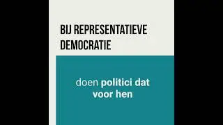 VERSCHIL TUSSEN DIRECTE EN REPRESENTATIEVE DEMOCRATIE #democratie #DirecteDemocratie #politiek