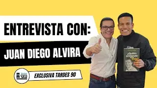 JUAN DIEGO ALVIRA, ENTREVISTA EXCLUSIVA TARDES 90 - LANZAMIENTO DEL LIBRO ¿QUIÉN ENTIENDE ESTE PAÍS?