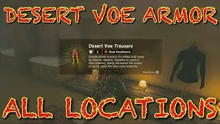 Места расположения доспехов Desert Voe | Zelda TotK | Секретное местоположение магазина Gerudo
