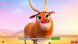 The Trumpeting Saiga Antelope Tune 🦌 🎶 | Animal Sounds and Fun Kids Song