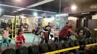 Raise gym  Summer camp dance activity