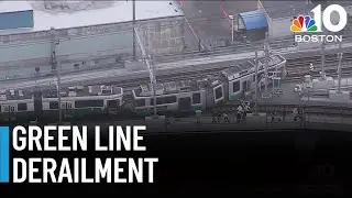 Green Line train was going 3 times speed limit before derailing, report finds