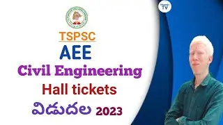 TSPSC Assistant Executive Engineers exam hall tickets released 2023 Nagaraju TV