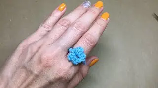 Quick and easy Crochet ring tutorial