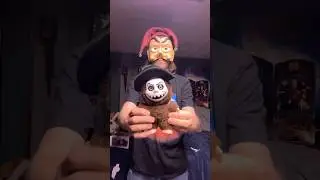 JesterMikey Gets His Puppet Master LaBlade Backpack Charm #puppetmaster