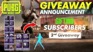 PUBG MOBILE - GIVEAWAY ANNOUNCEMENT (SEASON 5 ) - FREE UC ITEMS - FULL HD 1080p 60fps