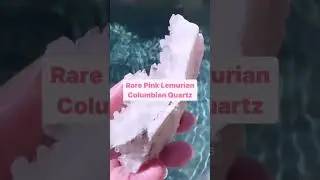 Pink Lithium Crystals From Columbia 💗 #pinklemurian #crystals #crystalcollection
