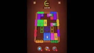 Wood Block Jam Levels 241-242-243-244-245-246-247-249-250 (no 248)