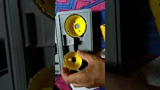 Epica Ep-10220 Hole Saw Kit Of 8 Pieces Of 19Mm - 64Mm Diameter Cup Saw, 2 X Spindle, Hex Key