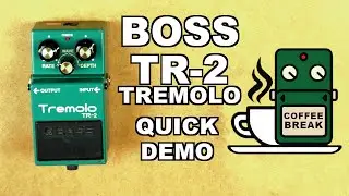 BOSS TR-2 Tremolo Guitar Pedal (Coffee Break Demo)