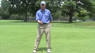 Golf Lessons-Michael Breed - Sliding Ball Position Rod by EyeLine Golf