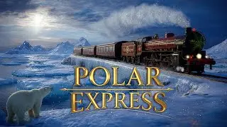 ❄️ Christmas Polar Express Tour🎄🚂 Cozy Train Ride Through Arctic Seas | 4K Ambience