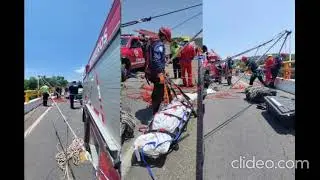 Rescatan tres cuerpos del puente de Calder&oacute;n en Ixtapan de la Sal