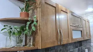 Cuisine moderne Ch&ecirc;ne American Kitchen cabinets